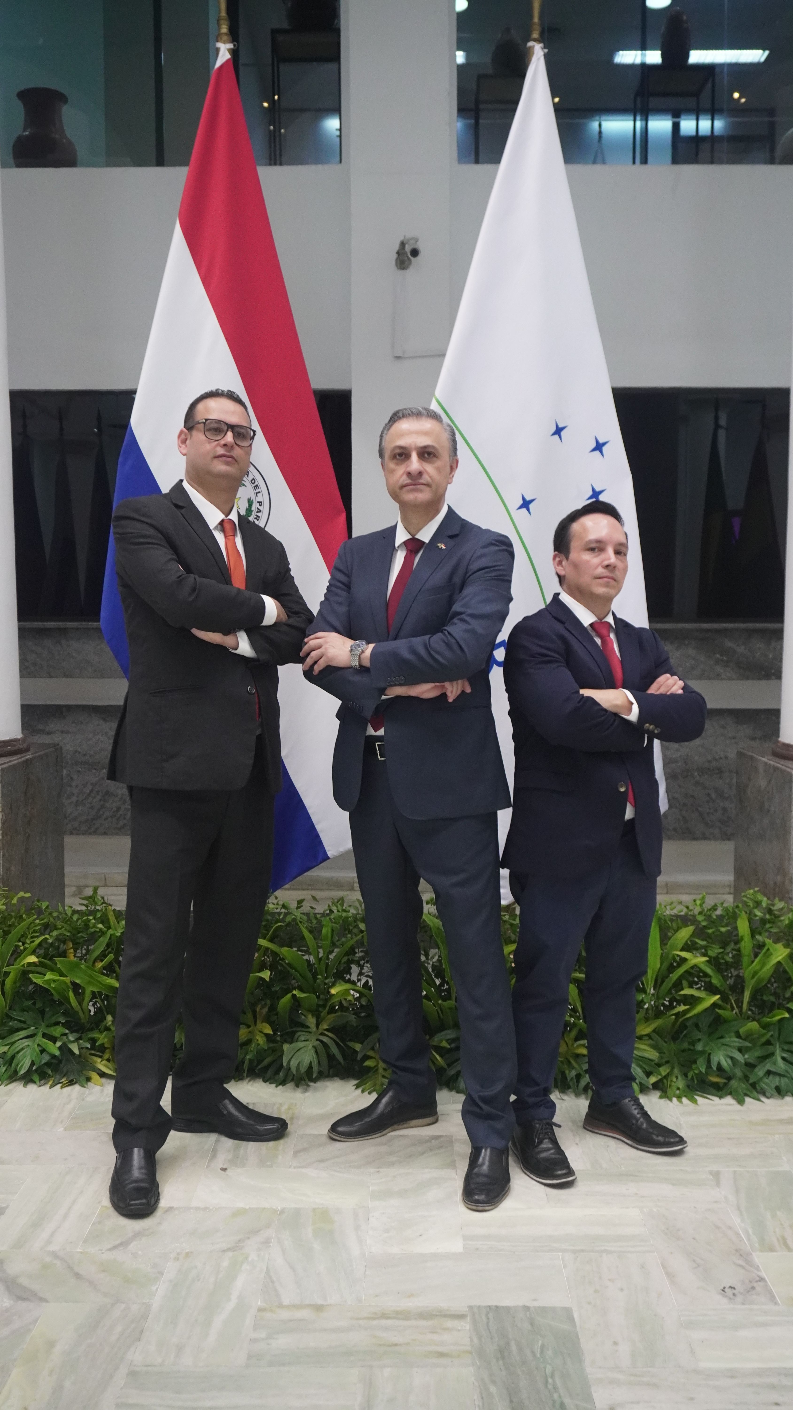 Empresários em discussão estratégica